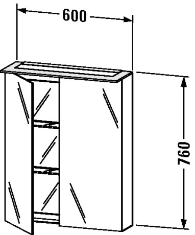 كابينة مرآة, XL7592