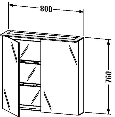 كابينة مرآة, XL7594