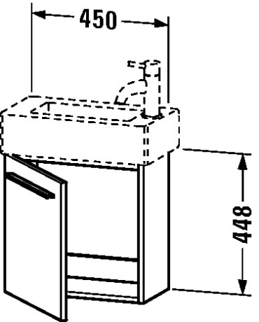 وحدة موبيليا معلقة على الحائط, XL6208 L/R