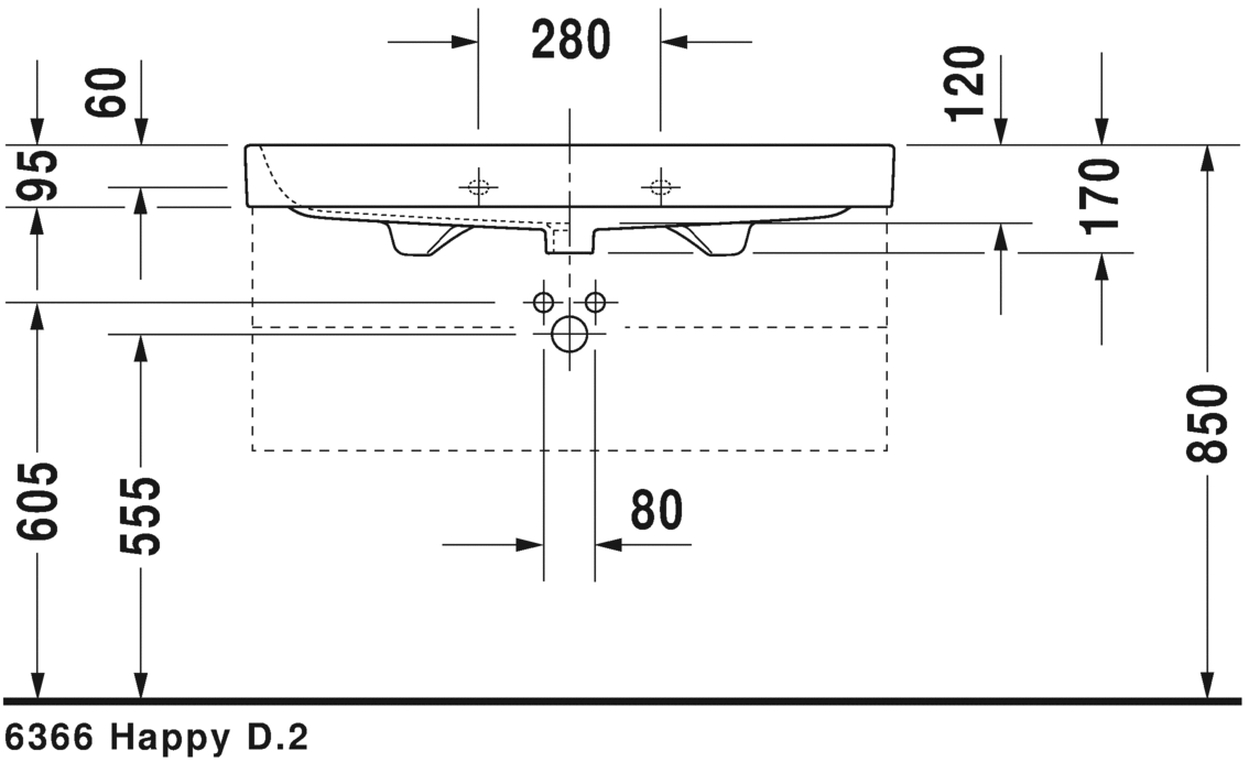 Washbasin, furniture washbasin, 231810
