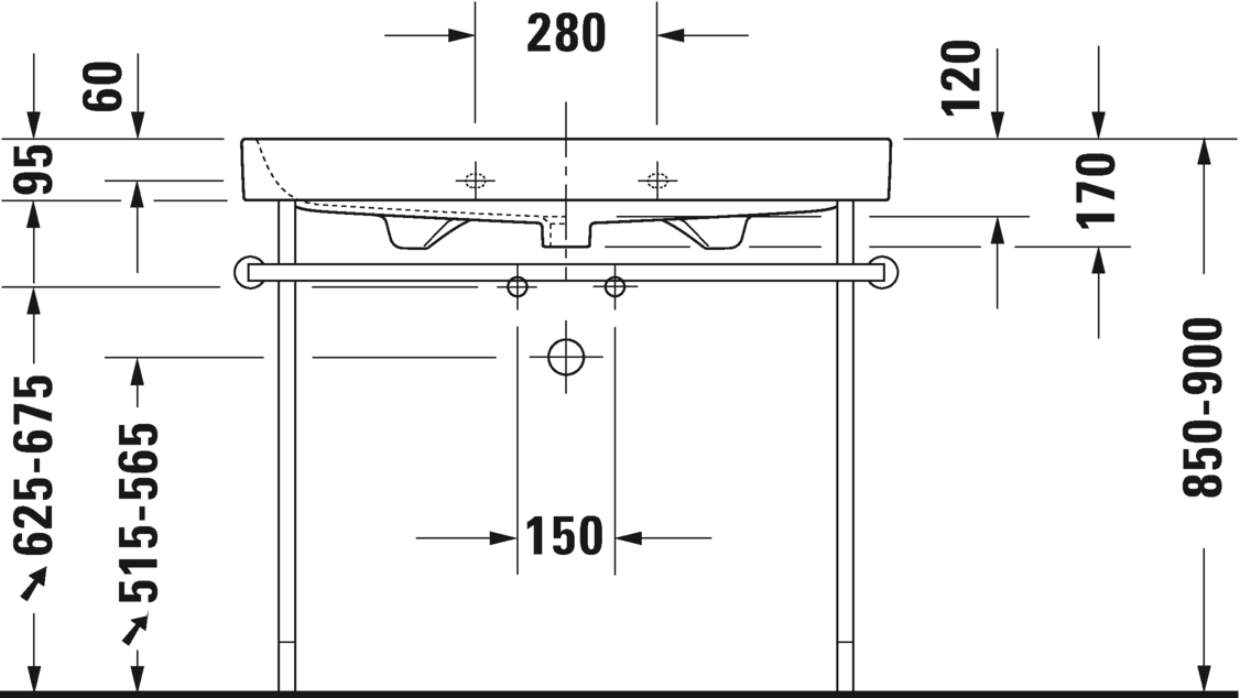 Washbasin, furniture washbasin, 231810