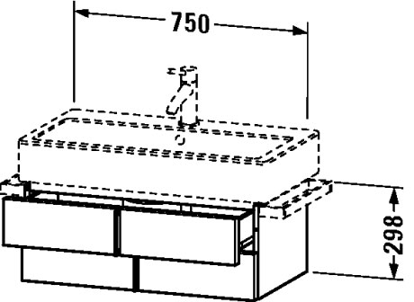 وحدة موبيليا معلقة على الحائط, VE6206