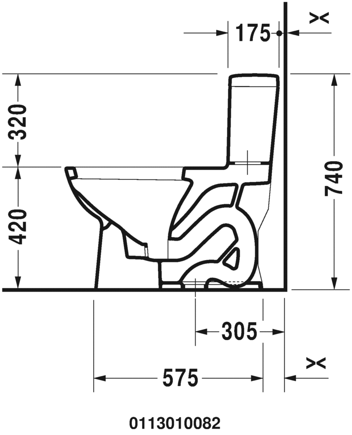 مرحاض قطعة واحدة, 011301