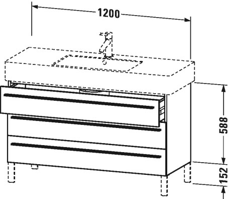 وحدة موبيليا أرضية, XL6555