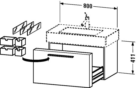 وحدة موبيليا معلقة على الحائط, FO9572