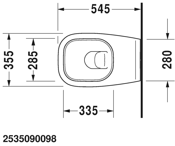 مرحاض معلق على الحائط, 253509