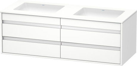 وحدة موبيليا معلقه لحوض تحت سطح أفقي مشترك, KT6858B1818