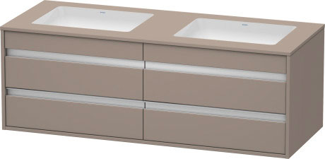 وحدة موبيليا معلقه لحوض تحت سطح أفقي مشترك, KT6858B4343