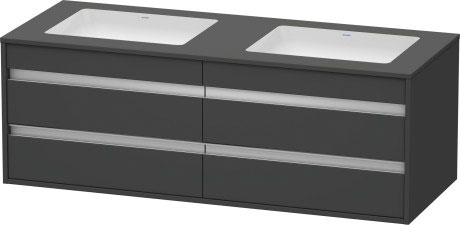 وحدة موبيليا معلقه لحوض تحت سطح أفقي مشترك, KT6858B4949