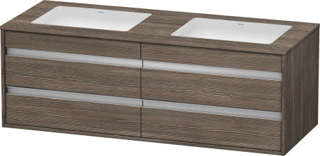 وحدة موبيليا معلقه لحوض تحت سطح أفقي مشترك, KT6858B5151