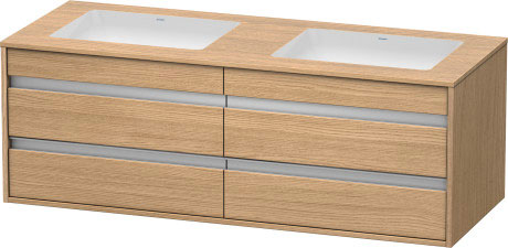 وحدة موبيليا معلقه لحوض تحت سطح أفقي مشترك, KT6858B5252