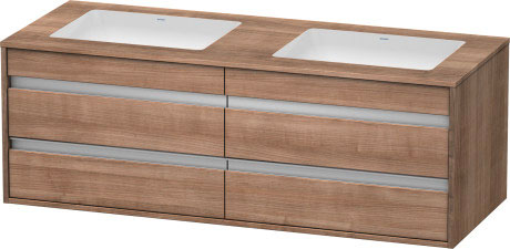 وحدة موبيليا معلقه لحوض تحت سطح أفقي مشترك, KT6858B7373