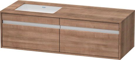 وحدة موبيليا معلقه لحوض تحت سطح أفقي مشترك, KT6897L7373