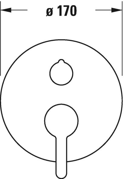 Single lever bath mixer for concealed installation, C15210018