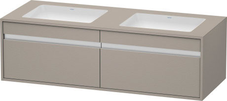 وحدة موبيليا معلقه لحوض تحت سطح أفقي مشترك, KT6898B1414