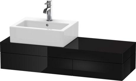 كونسول شامل على درج للحوض فوق سطح أفقي, FO837204040