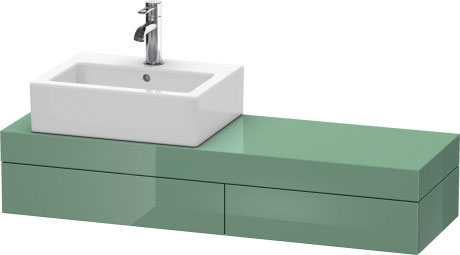 كونسول شامل على درج للحوض فوق سطح أفقي, FO837400303