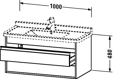 وحدة موبيليا معلقة على الحائط, KT6645