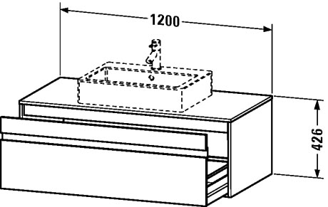 وحدة موبيليا معلقة على الحائط, KT6696