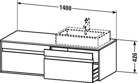 وحدة موبيليا معلقة على الحائط, KT6697 B/L/R