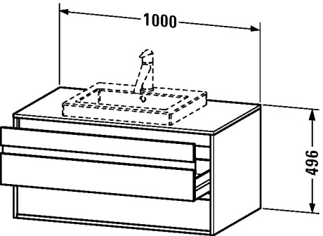 وحدة موبيليا معلقة على الحائط, KT6755