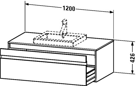 وحدة موبيليا معلقة على الحائط, KT6796