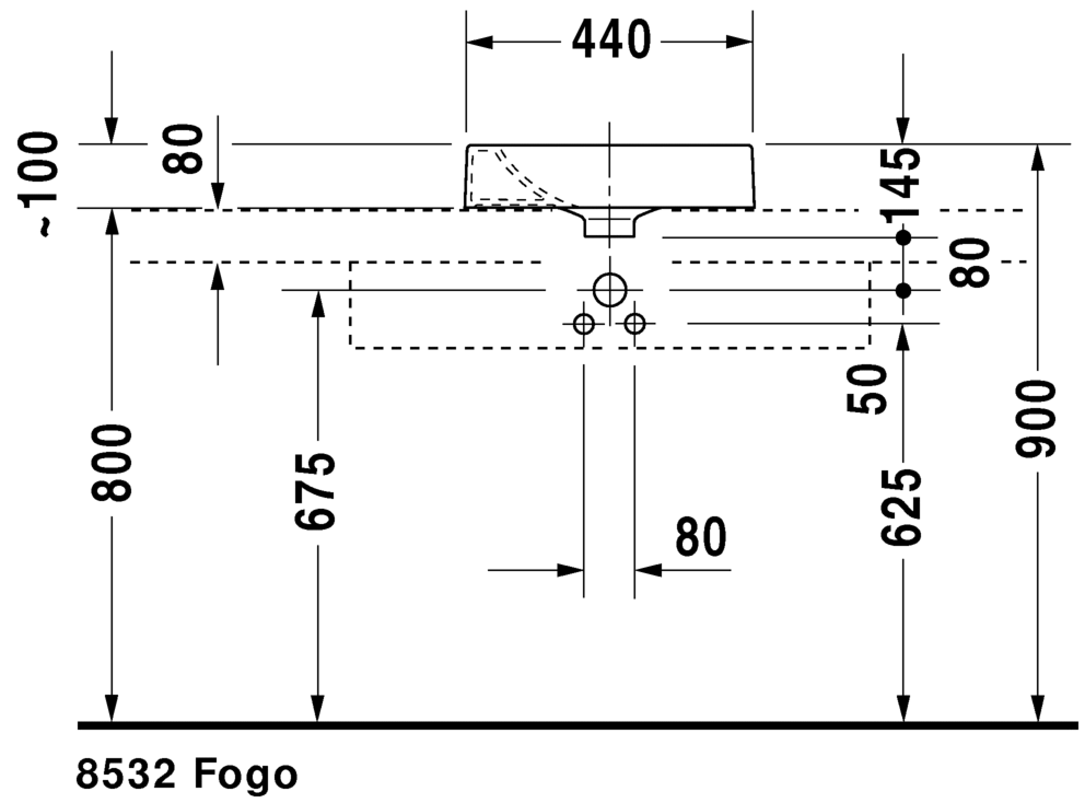 حوض أعلى سطح أفقي, 032045