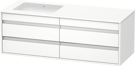 وحدة موبيليا معلقه لحوض تحت سطح أفقي مشترك, KT6857L1818