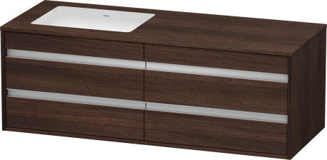 وحدة موبيليا معلقه لحوض تحت سطح أفقي مشترك, KT6857L5353
