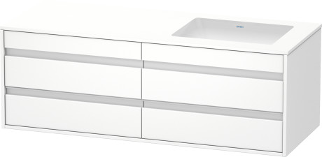 وحدة موبيليا معلقه لحوض تحت سطح أفقي مشترك, KT6857R1818