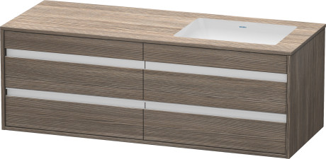 وحدة موبيليا معلقه لحوض تحت سطح أفقي مشترك, KT6857R5151