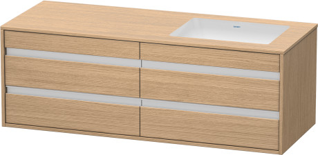وحدة موبيليا معلقه لحوض تحت سطح أفقي مشترك, KT6857R5252