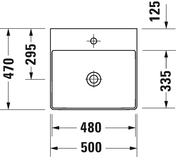 Washbasin ground, 235350