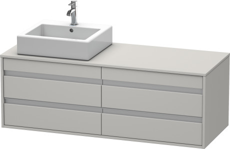 Vanity unit wall-mounted, KT6657L0707