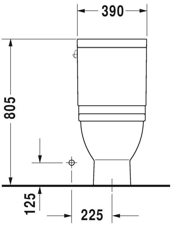 مرحاض قطعتين, 212501