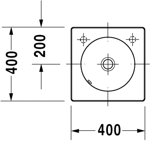حوض أعلى سطح أفقي, 032040