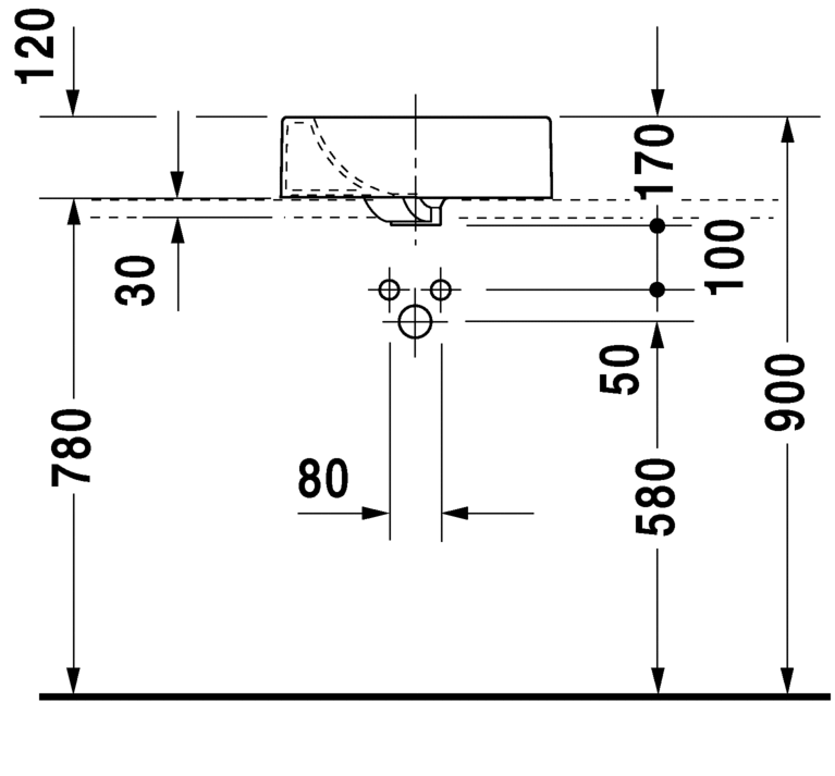 حوض أعلى سطح أفقي, 032042