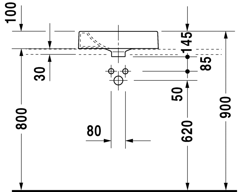 حوض أعلى سطح أفقي, 032045