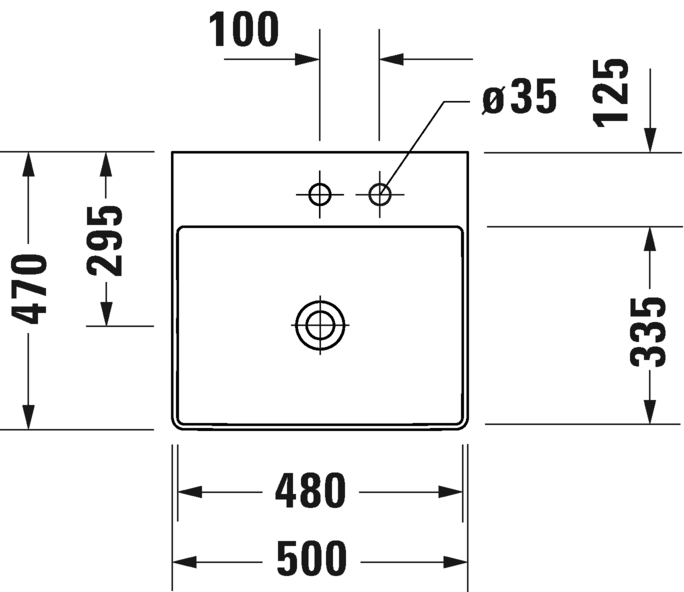 Washbasin ground, 235350