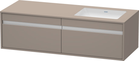 وحدة موبيليا معلقه لحوض تحت سطح أفقي مشترك, KT6897R4343