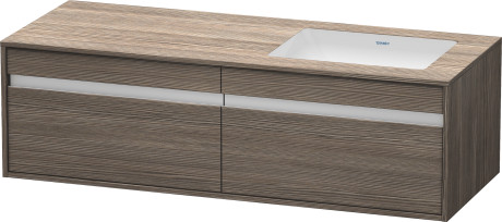 وحدة موبيليا معلقه لحوض تحت سطح أفقي مشترك, KT6897R5151