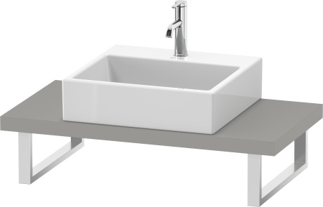 Console for above counter basin and countertop basin compact, LC100C00707 Width maximum 2000 mm