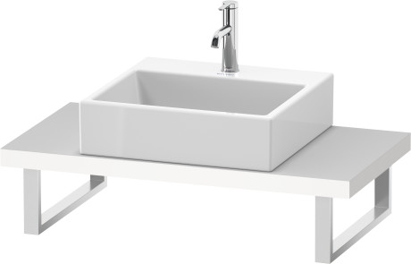 Console for above counter basin and countertop basin compact, LC100C01818 Width maximum 2000 mm