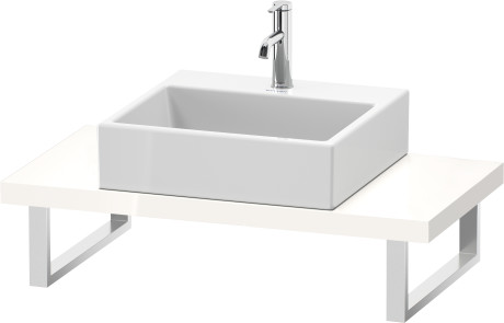 Console for above counter basin and countertop basin compact, LC100C02222 Width maximum 2000 mm