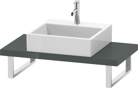 Console for above counter basin and countertop basin compact, LC100C03838 Width maximum 2000 mm