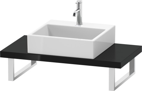 Console for above counter basin and countertop basin compact, LC100C04040 Width maximum 2000 mm