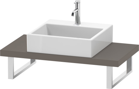 Console for above counter basin and countertop basin compact, LC100C04343 Width maximum 2000 mm