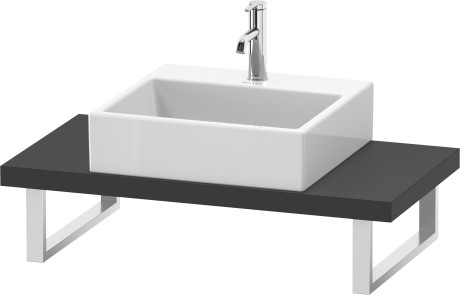 Console for above counter basin and countertop basin compact, LC100C04949 Width maximum 2000 mm
