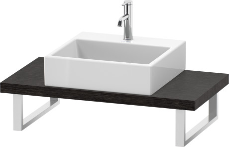 Console for above counter basin and countertop basin compact, LC100C07272 Width maximum 2000 mm