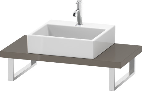 Console for above counter basin and countertop basin compact, LC100C08989 Width maximum 2000 mm